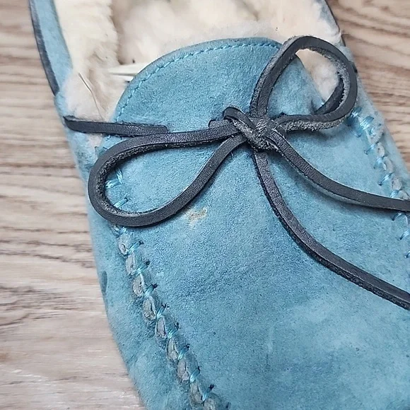 Ugg Dakota Atlantic Slippers Australia Womens Loafer  Aqua Teal Moccasin - Picture 10 of 16